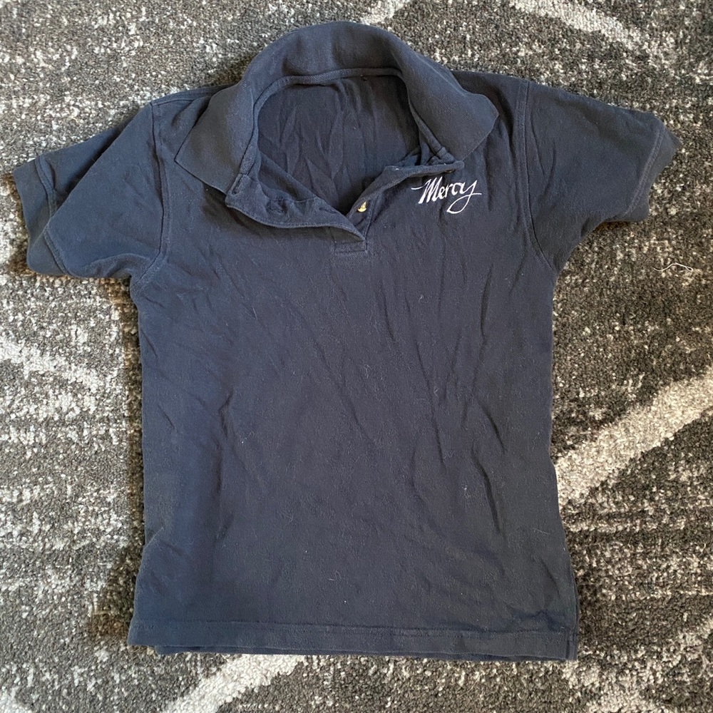 Mercy (Rochester NY) school uniform shirt from Stitchworks